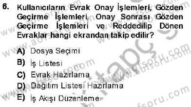 Ulusal Yargı Ağı Projesi 1 Dersi 2013 - 2014 Yılı (Vize) Ara Sınav Soruları 6. Soru
