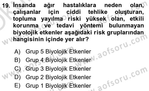 Kbrn Savunma Ve Güvenlik Dersi 2024 - 2025 Yılı Yaz Okulu Sınav Soruları 19. Soru