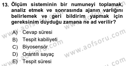 Kbrn Savunma Ve Güvenlik Dersi 2024 - 2025 Yılı Yaz Okulu Sınav Soruları 13. Soru