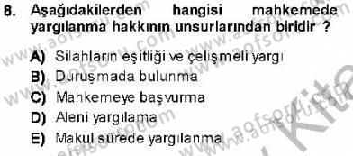 Adalet Meslek Etiği Dersi 2013 - 2014 Yılı (Final) Dönem Sonu Sınav Soruları 8. Soru
