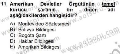 İnsan Hakları Ve Kamu Özgürlükleri Dersi 2013 - 2014 Yılı Tek Ders Sınav Soruları 11. Soru