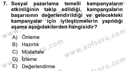 Acil Durum ve Afet Farkındalık Eğitimi Dersi 2024 - 2025 Yılı (Vize) Ara Sınav Soruları 7. Soru