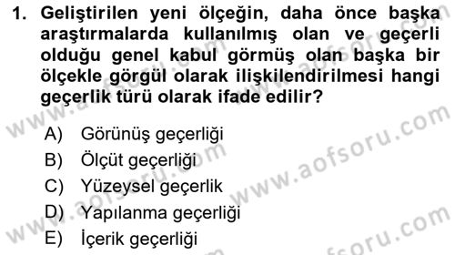 Uluslararası İlişkilerde Araştırma Yöntemleri Dersi 2025 - 2026 Yılı (Vize) Ara Sınav Soruları 1. Soru