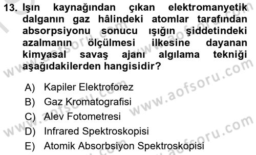 Kbrn Savunma Ve Güvenlik Dersi 2024 - 2025 Yılı (Final) Dönem Sonu Sınav Soruları 13. Soru