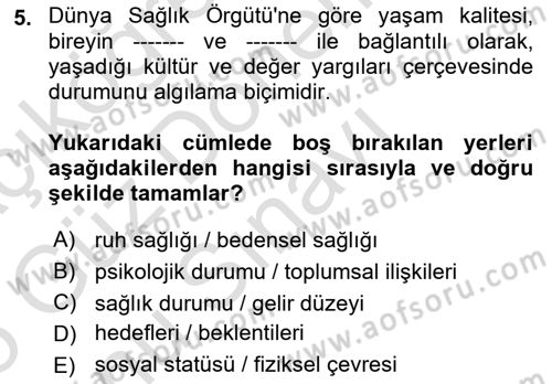 Göç Ve Göçmen Sorunları Dersi 2024 - 2025 Yılı (Final) Dönem Sonu Sınav Soruları 5. Soru