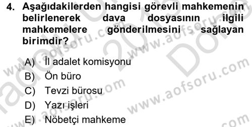 Kalem Mevzuatı Dersi 2015 - 2016 Yılı (Final) Dönem Sonu Sınav Soruları 4. Soru