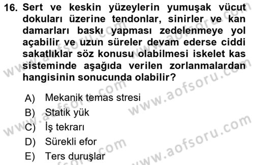 Büro Teknolojileri Dersi 2022 - 2023 Yılı Yaz Okulu Sınav Soruları 16. Soru