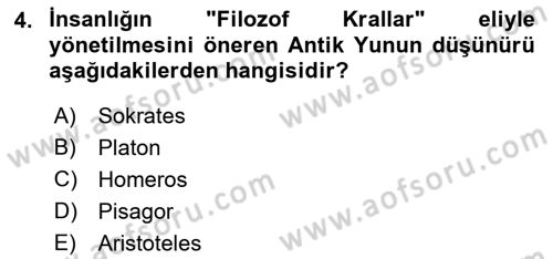 Uluslararası İlişkilerde Araştırma Yöntemleri Dersi 2018 - 2019 Yılı (Vize) Ara Sınav Soruları 4. Soru