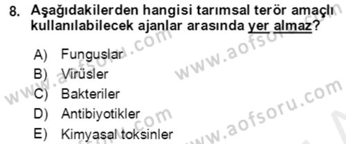 Kbrn Savunma Ve Güvenlik Dersi 2018 - 2019 Yılı (Final) Dönem Sonu Sınav Soruları 8. Soru