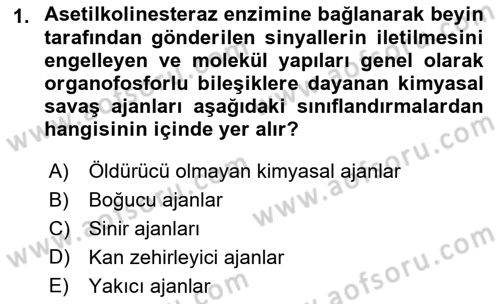 Kbrn Savunma Ve Güvenlik Dersi 2022 - 2023 Yılı Yaz Okulu Sınav Soruları 1. Soru