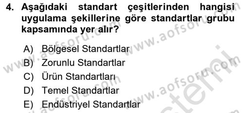 Yangın ve Yangın Güvenliği Dersi 2025 - 2026 Yılı (Vize) Ara Sınav Soruları 4. Soru