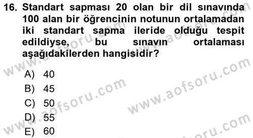 Uluslararası İlişkilerde Araştırma Yöntemleri Dersi 2022 - 2023 Yılı Yaz Okulu Sınav Soruları 16. Soru