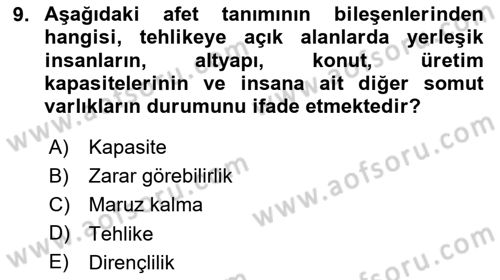 Veri Analizi Ve Değerlendirme Dersi 2023 - 2024 Yılı Yaz Okulu Sınav Soruları 9. Soru