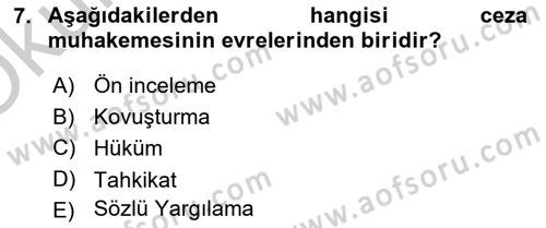 Hukuk Dili Ve Adli Yazışmalar Dersi 2018 - 2019 Yılı Yaz Okulu Sınav Soruları 7. Soru