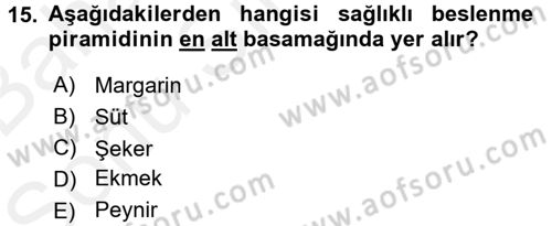 Menü Yönetimi Dersi 2017 - 2018 Yılı (Final) Dönem Sonu Sınav Soruları 15. Soru
