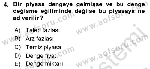 Afet Ekonomisi Ve Sigortacılığı Dersi 2018 - 2019 Yılı 3 Ders Sınav Soruları 4. Soru