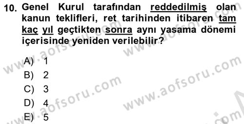 Hukuk Dili Ve Adli Yazışmalar Dersi 2020 - 2021 Yılı Yaz Okulu Sınav Soruları 10. Soru