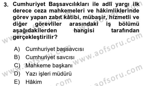 Temel Kalem Mevzuatı Bilgisi Dersi 2022 - 2023 Yılı Yaz Okulu Sınav Soruları 3. Soru