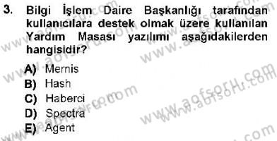 Ulusal Yargı Ağı Projesi 1 Dersi 2012 - 2013 Yılı (Final) Dönem Sonu Sınav Soruları 3. Soru