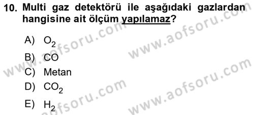 Arama Kurtarma Bilgisi ve Etik Değerler Dersi 2024 - 2025 Yılı (Final) Dönem Sonu Sınav Soruları 10. Soru