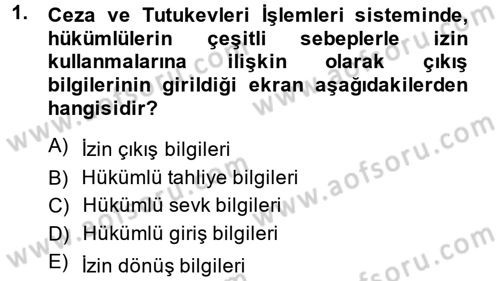 Ulusal Yargı Ağı Projesi 2 Dersi 2013 - 2014 Yılı (Vize) Ara Sınav Soruları 1. Soru