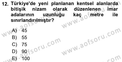 Yangın ve Yangın Güvenliği Dersi 2021 - 2022 Yılı Yaz Okulu Sınav Soruları 12. Soru