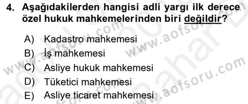 Kalem Mevzuatı Dersi 2018 - 2019 Yılı (Vize) Ara Sınav Soruları 4. Soru