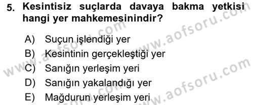 Kalem Mevzuatı Dersi 2015 - 2016 Yılı (Final) Dönem Sonu Sınav Soruları 5. Soru