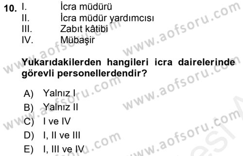 Kalem Mevzuatı Dersi 2018 - 2019 Yılı (Final) Dönem Sonu Sınav Soruları 10. Soru