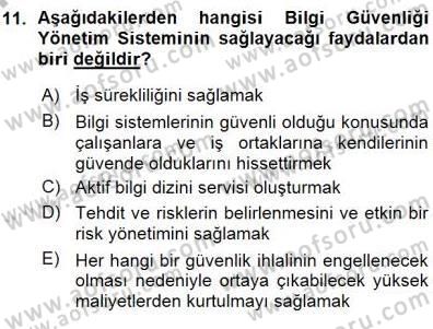 Ulusal Yargı Ağı Projesi 1 Dersi 2015 - 2016 Yılı (Vize) Ara Sınav Soruları 11. Soru