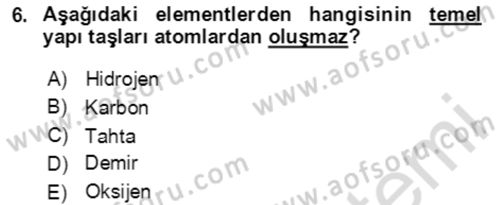 Kbrn Savunma Ve Güvenlik Dersi 2023 - 2024 Yılı Yaz Okulu Sınav Soruları 6. Soru