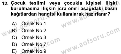 Kalem Mevzuatı Dersi 2017 - 2018 Yılı 3 Ders Sınav Soruları 12. Soru