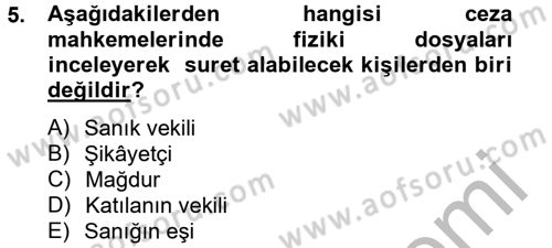 Kalem Mevzuatı Dersi 2014 - 2015 Yılı (Final) Dönem Sonu Sınav Soruları 5. Soru
