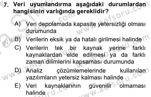 Kent, Planlama ve Afet Risk Yönetimi Dersi 2023 - 2024 Yılı (Vize) Ara Sınav Soruları 7. Soru