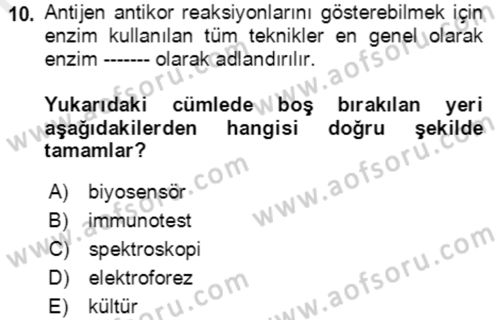 Kbrn Savunma Ve Güvenlik Dersi 2018 - 2019 Yılı (Final) Dönem Sonu Sınav Soruları 10. Soru