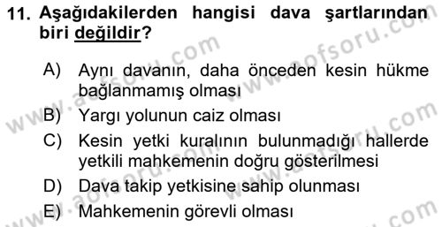 Kalem Mevzuatı Dersi 2018 - 2019 Yılı (Vize) Ara Sınav Soruları 11. Soru
