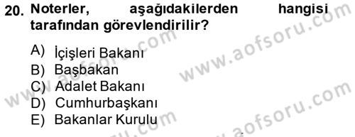 Hukuk Dili Ve Adli Yazışmalar Dersi 2014 - 2015 Yılı Tek Ders Sınav Soruları 20. Soru