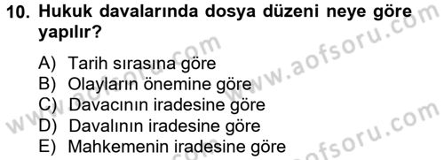 Kalem Mevzuatı Dersi 2012 - 2013 Yılı (Vize) Ara Sınav Soruları 10. Soru