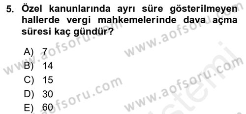 Kalem Mevzuatı Dersi 2018 - 2019 Yılı (Final) Dönem Sonu Sınav Soruları 5. Soru