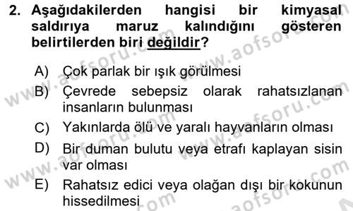 Kbrn Savunma Ve Güvenlik Dersi 2019 - 2020 Yılı (Vize) Ara Sınav Soruları 2. Soru