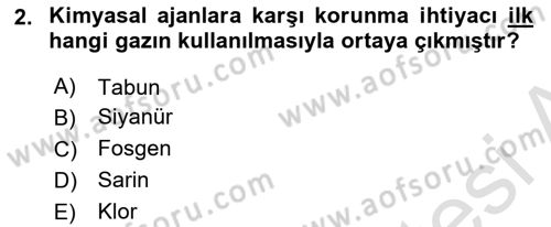 Kbrn Savunma Ve Güvenlik Dersi 2024 - 2025 Yılı (Final) Dönem Sonu Sınav Soruları 2. Soru