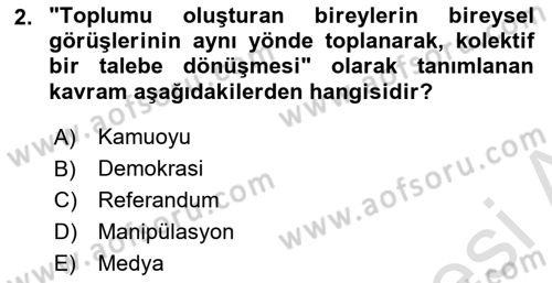 İdari Yargı Dersi 2021 - 2022 Yılı Yaz Okulu Sınav Soruları 2. Soru