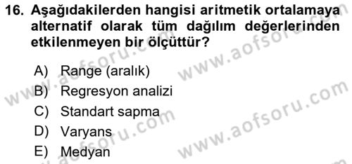 Uluslararası İlişkilerde Araştırma Yöntemleri Dersi 2025 - 2026 Yılı (Final) Dönem Sonu Sınav Soruları 16. Soru