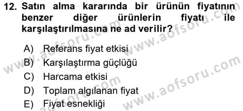 Menü Yönetimi Dersi 2016 - 2017 Yılı 3 Ders Sınav Soruları 12. Soru