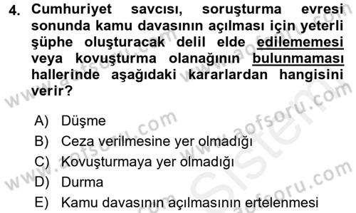 Kalem Mevzuatı Dersi 2017 - 2018 Yılı (Final) Dönem Sonu Sınav Soruları 4. Soru