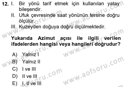Veri Analizi Ve Değerlendirme Dersi 2024 - 2025 Yılı Yaz Okulu Sınav Soruları 12. Soru