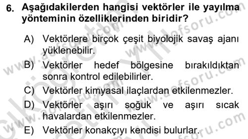 Kbrn Savunma Ve Güvenlik Dersi 2020 - 2021 Yılı Yaz Okulu Sınav Soruları 6. Soru