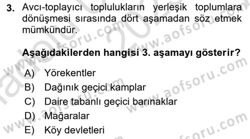 Kent, Planlama ve Afet Risk Yönetimi Dersi 2023 - 2024 Yılı (Vize) Ara Sınav Soruları 3. Soru