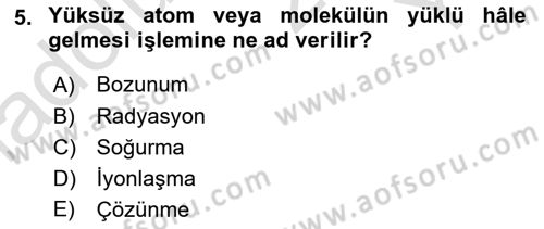 Kbrn Savunma Ve Güvenlik Dersi 2024 - 2025 Yılı Yaz Okulu Sınav Soruları 5. Soru