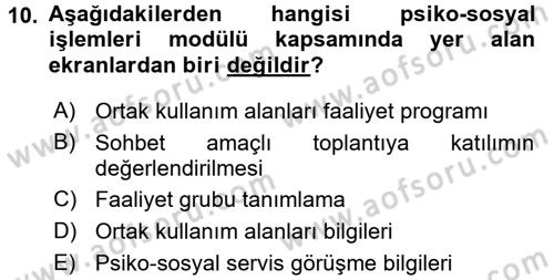 Ulusal Yargı Ağı Projesi 2 Dersi 2016 - 2017 Yılı (Vize) Ara Sınav Soruları 10. Soru